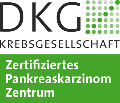 DKG Krebsgesellschaft Zertifikat für Pankreaskarzinom Zentrum.